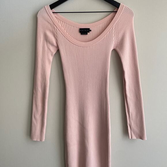 Hatch Maternity Karinna Sweater Ribbed Midi Dress - Picture 4 of 9